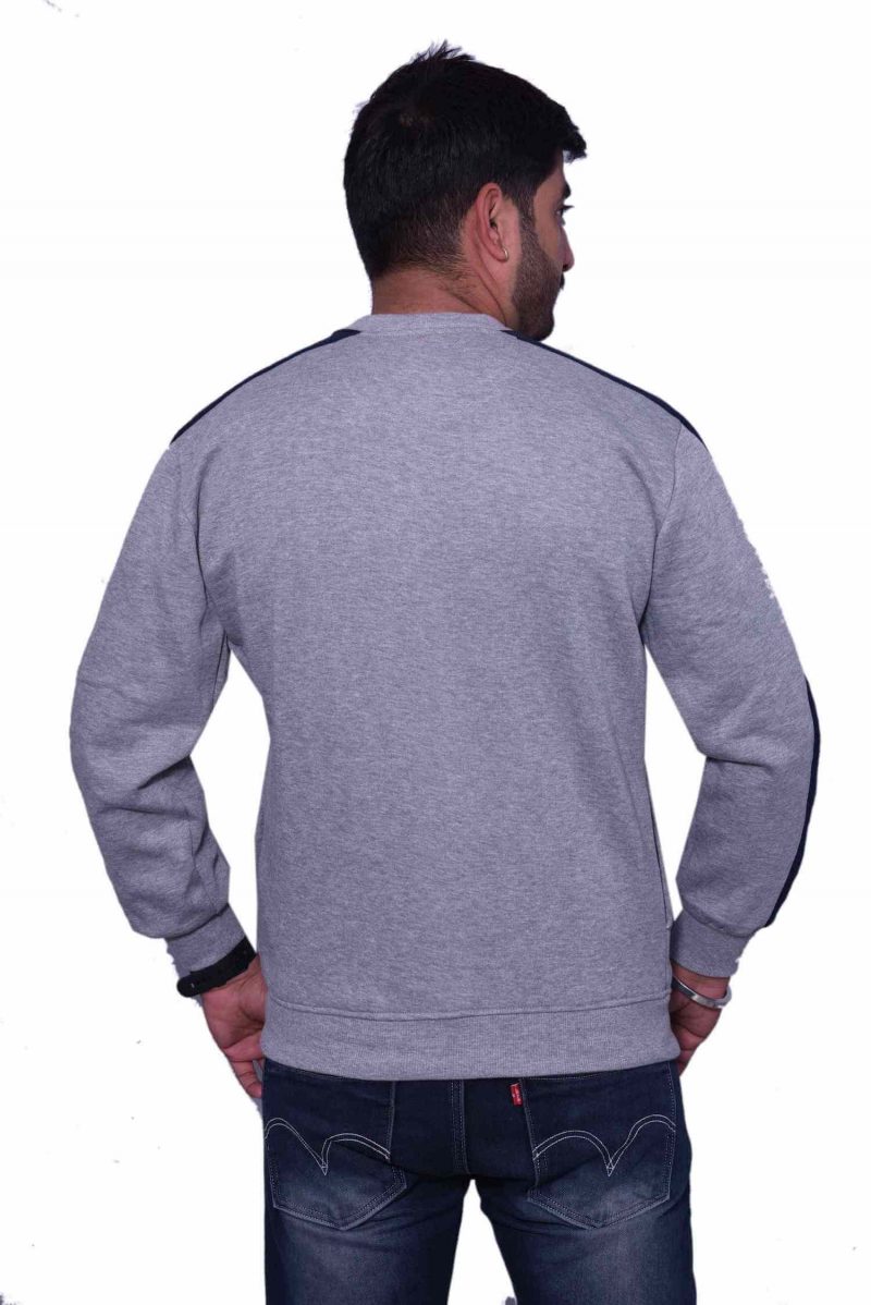 Grey Designed Sweatshirt